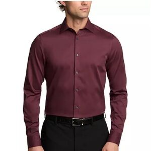 Express Men's Burgundy Shirt NWT size M